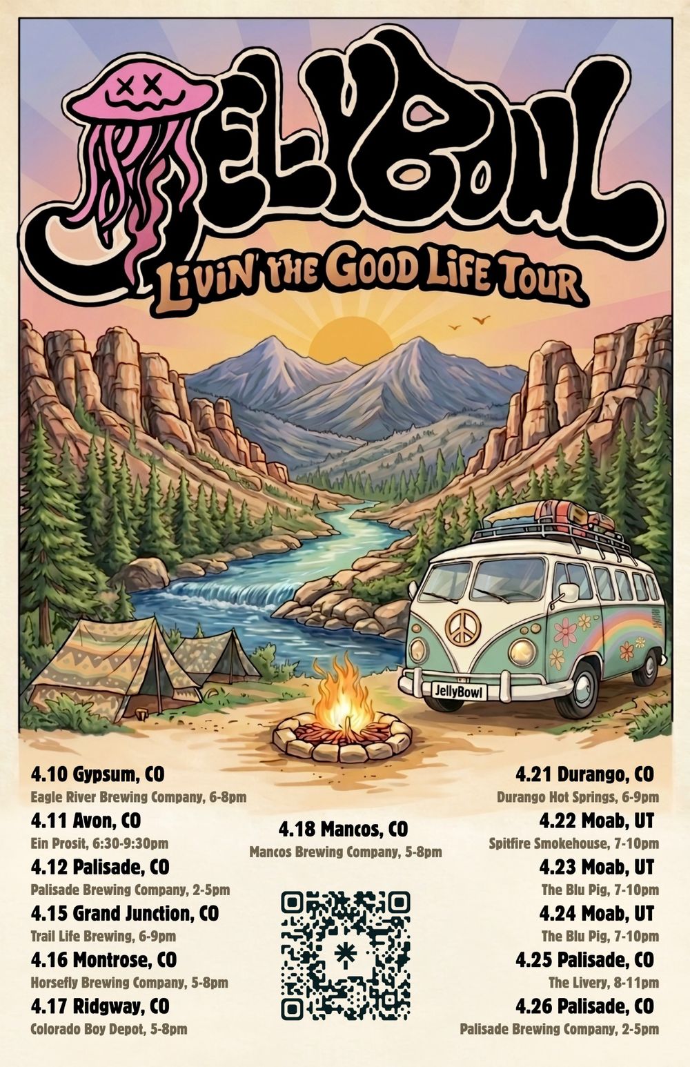 JellyBowl Livin' the Good Life Tour