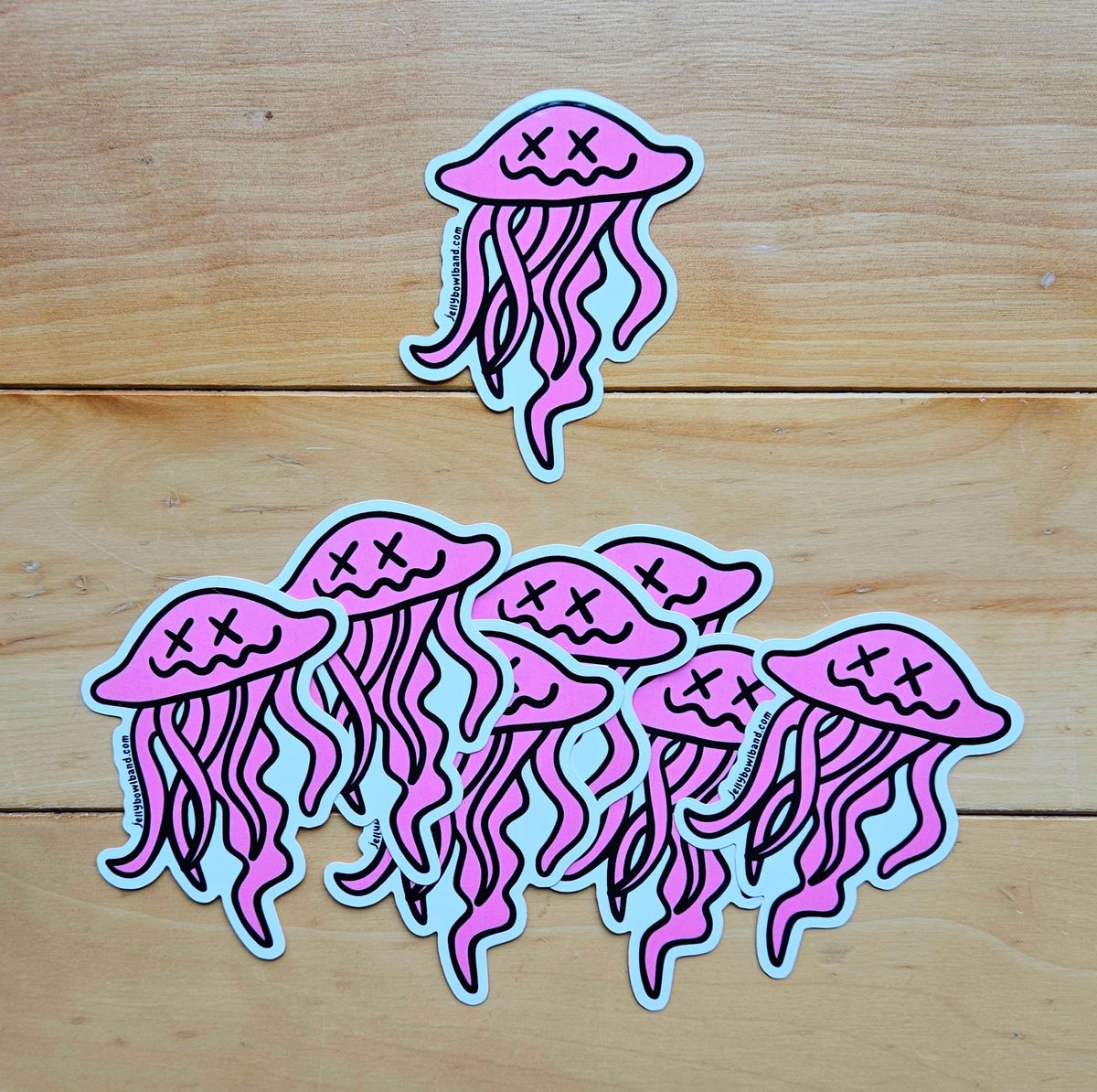 Jellyfish Logo Sticker