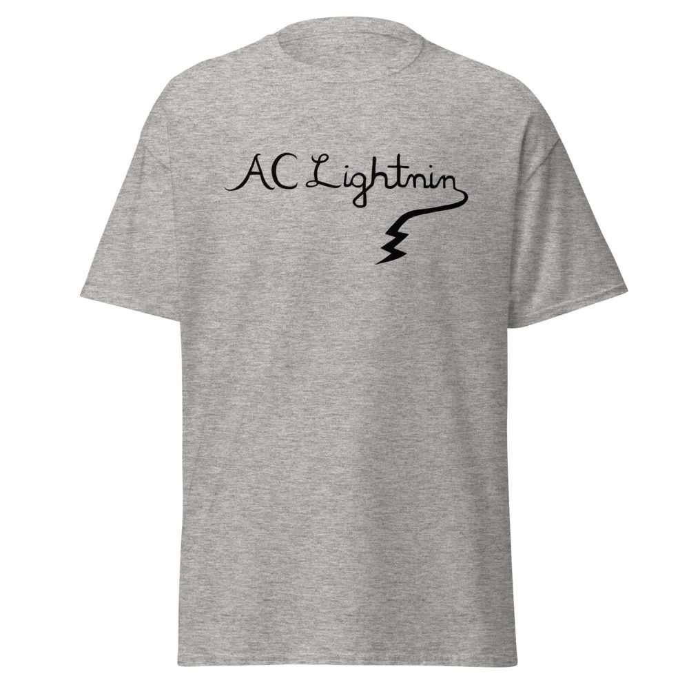 AC Lightnin Classic T-Shirt (Black Logo)