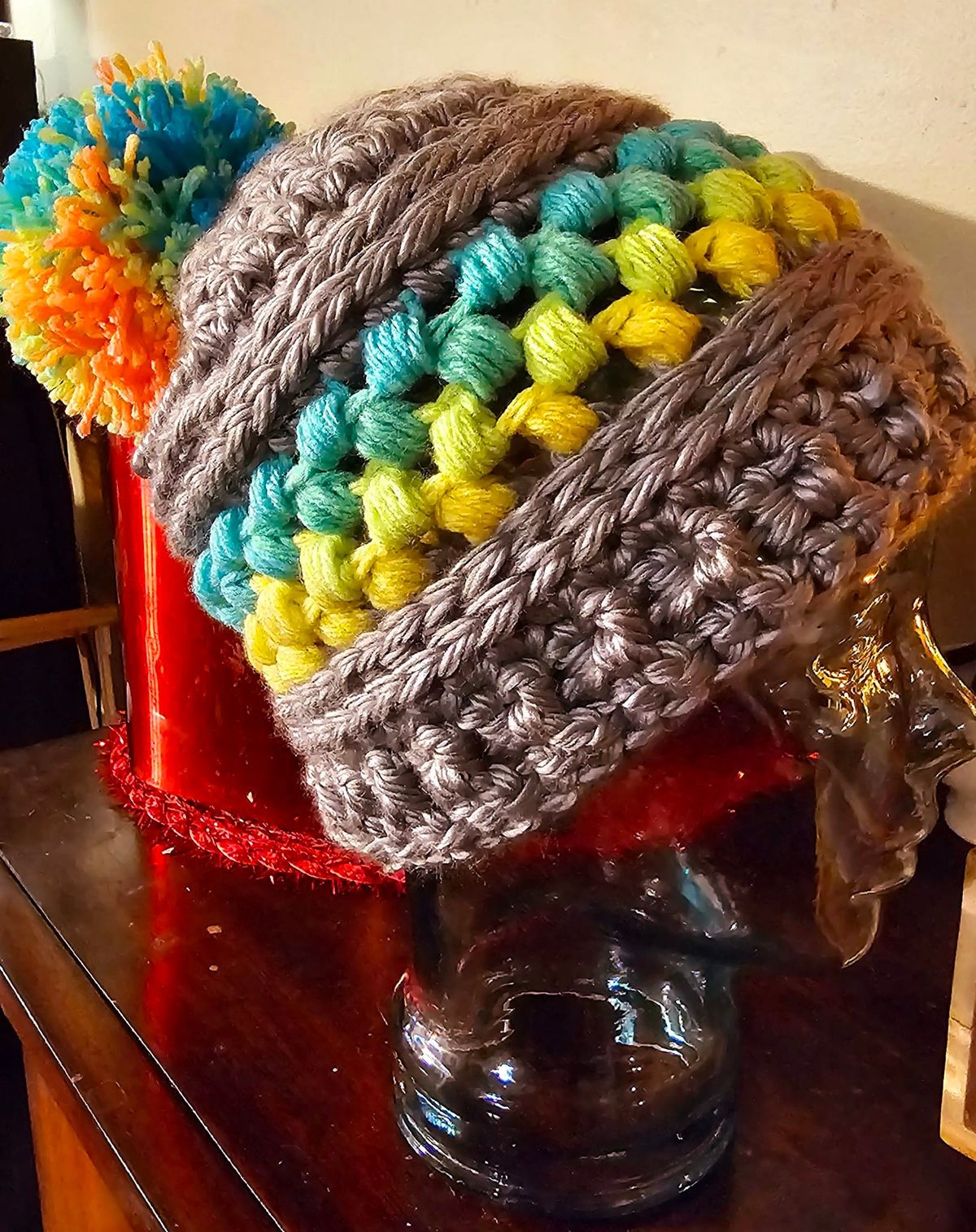 Beanie with custom stiching