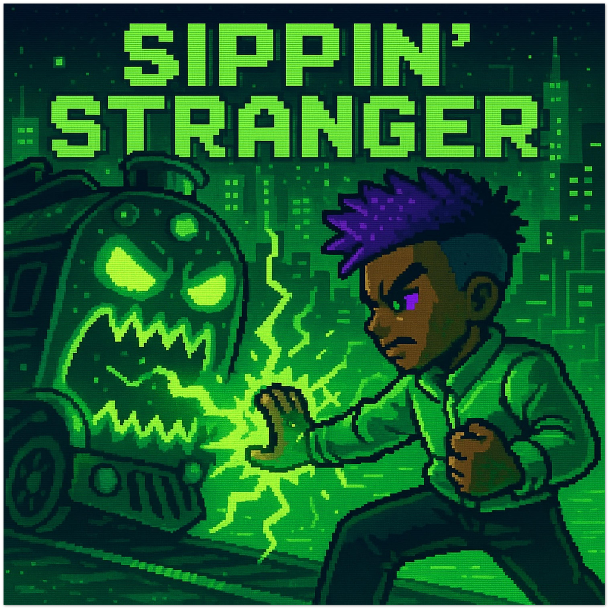 Sippin' Stranger - Fine Art Poster