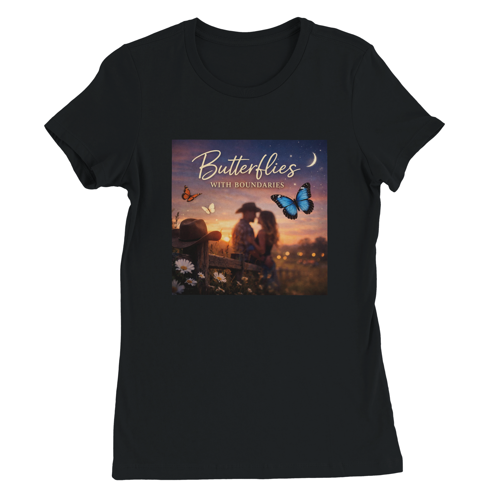 Butterflies With Boundaries - Women&rsquo;s Cut T-Shirt