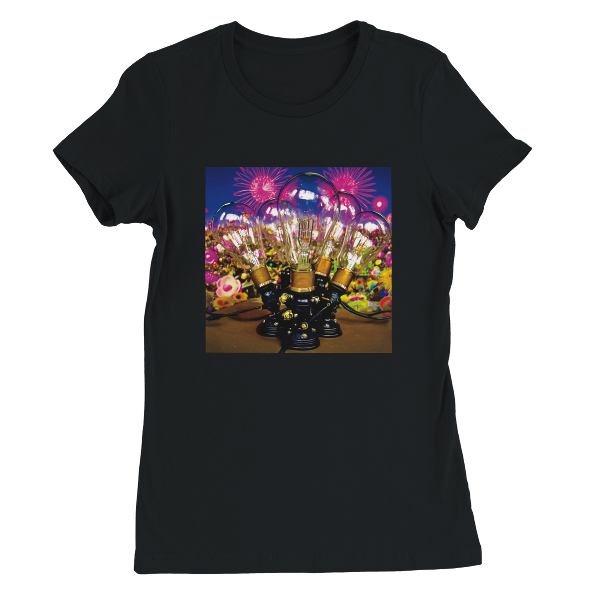 Psychedelic Galactic Electric Majick - Women’s Cut T-Shirt