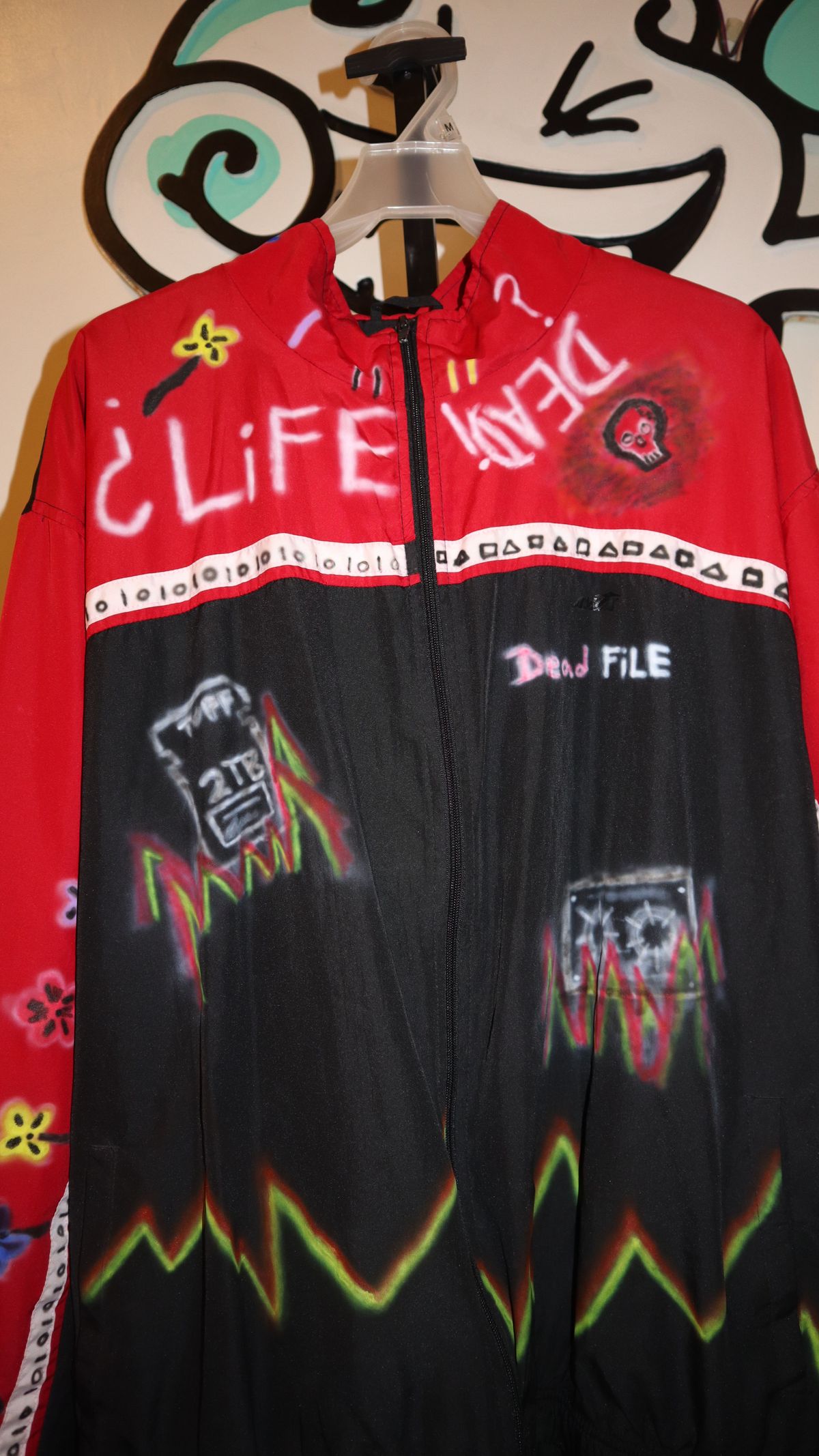 Dead file Burnt Windbreaker 