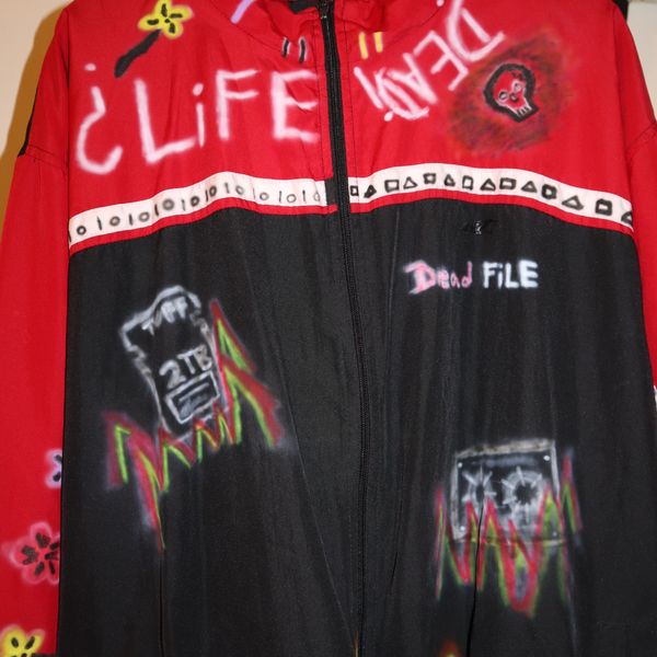 Dead file Burnt Windbreaker 