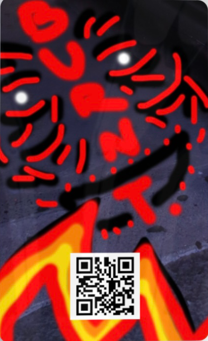 Burnt Face (website) Sticker