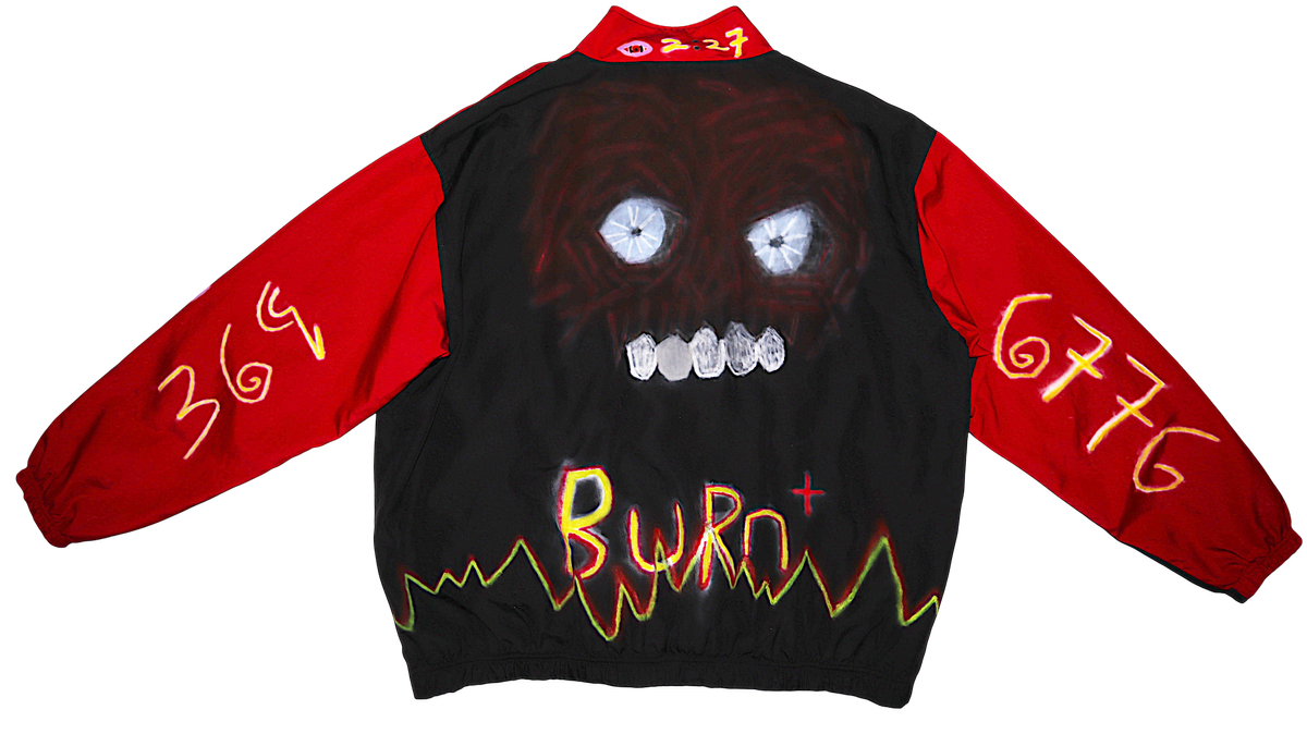 Dead file Burnt Windbreaker 