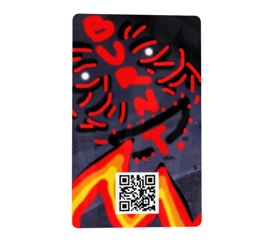 Burnt Face (website) Sticker