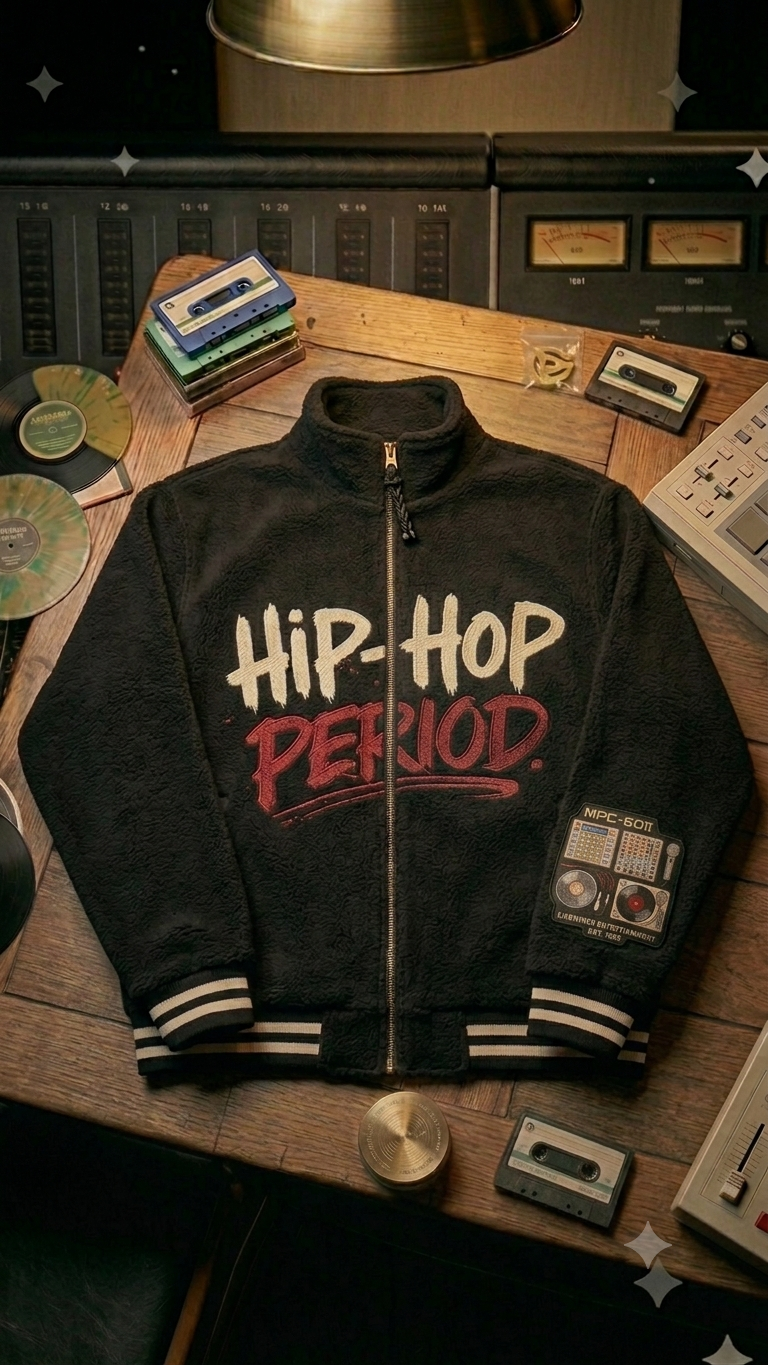 The "Overdub" Heavyweight Sherpa Fleece Jacket
