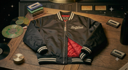  The 'Master Bus' Satin Flight Jacket
