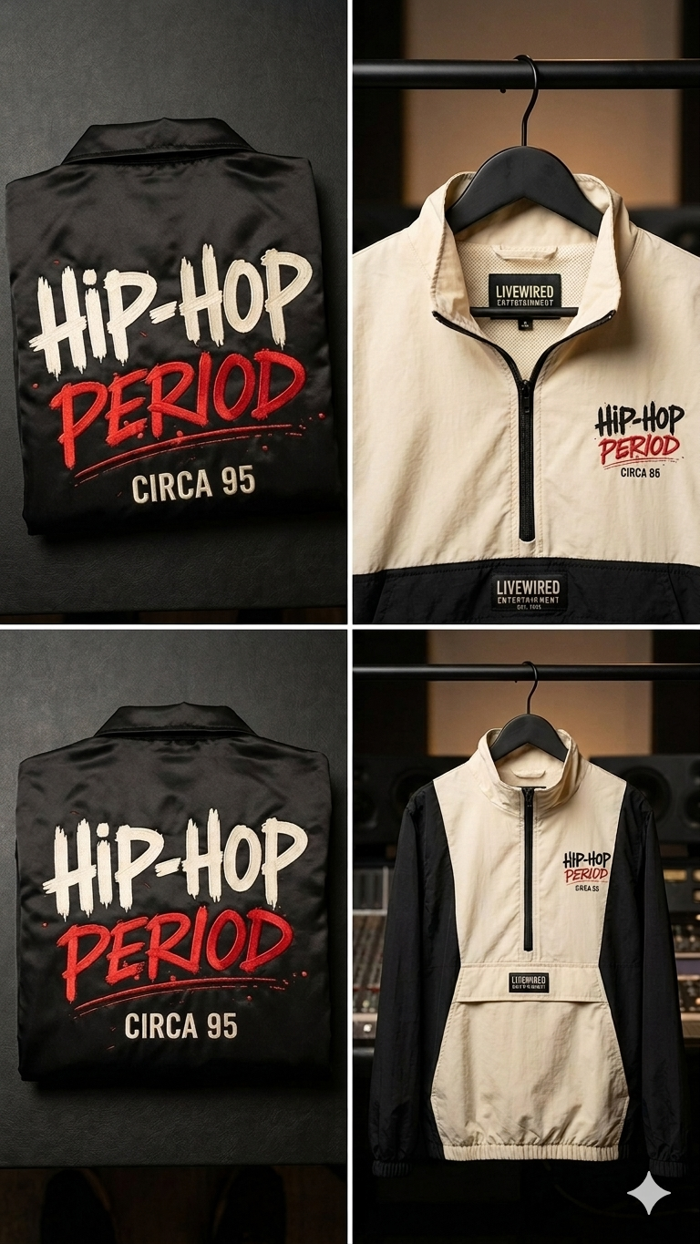  LiveWired '95 Vintage Studio Windbreaker