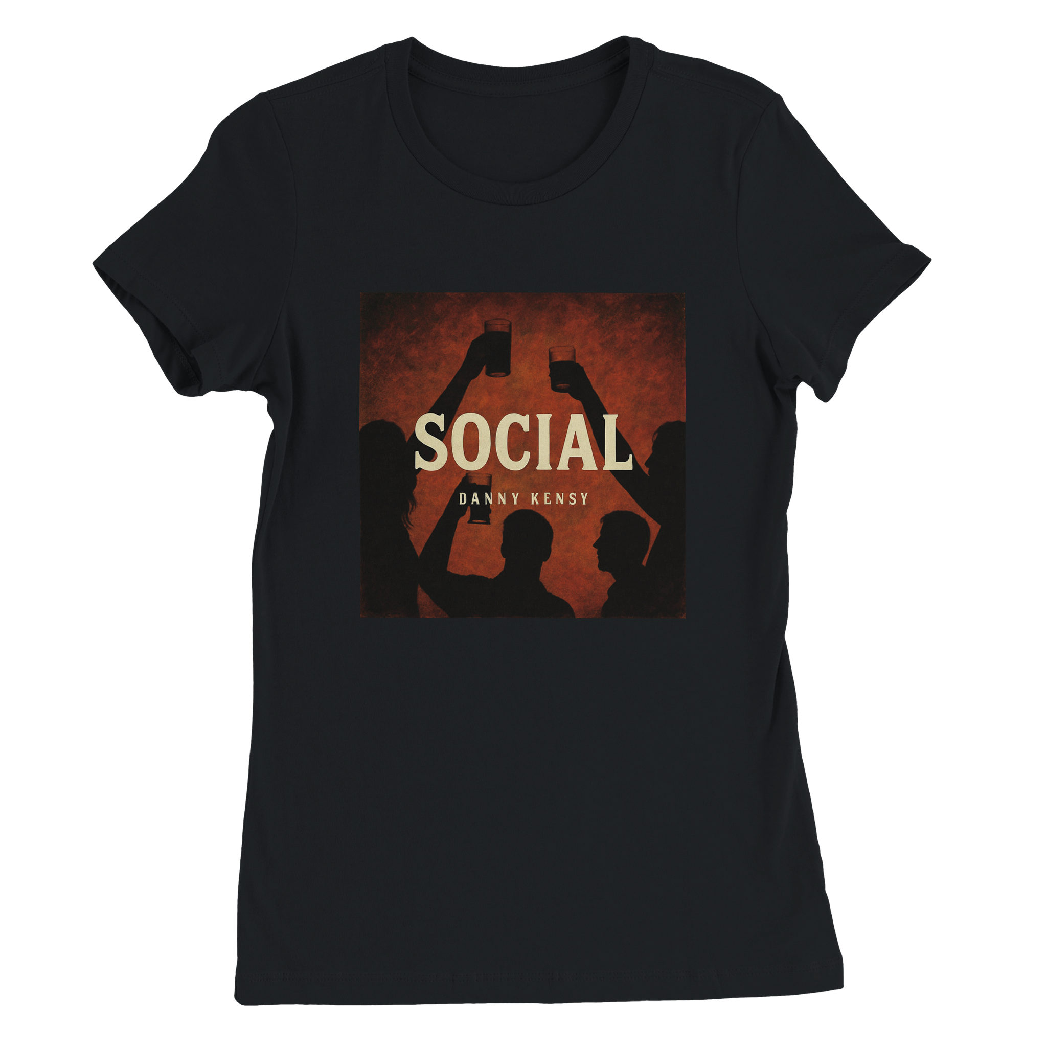 SOCIAL - Women&rsquo;s Cut T-Shirt