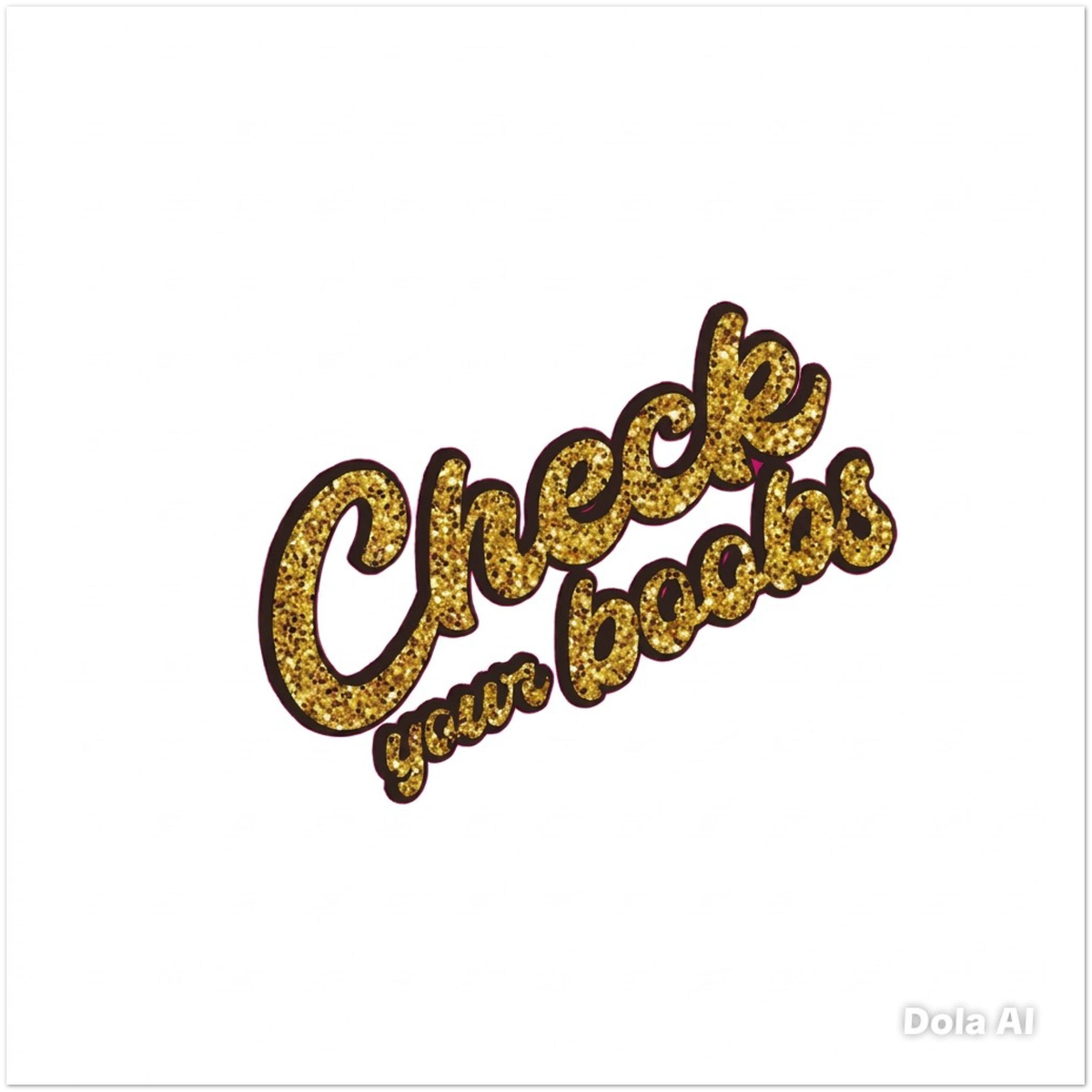 Check Your Boobz - Fine Art Poster