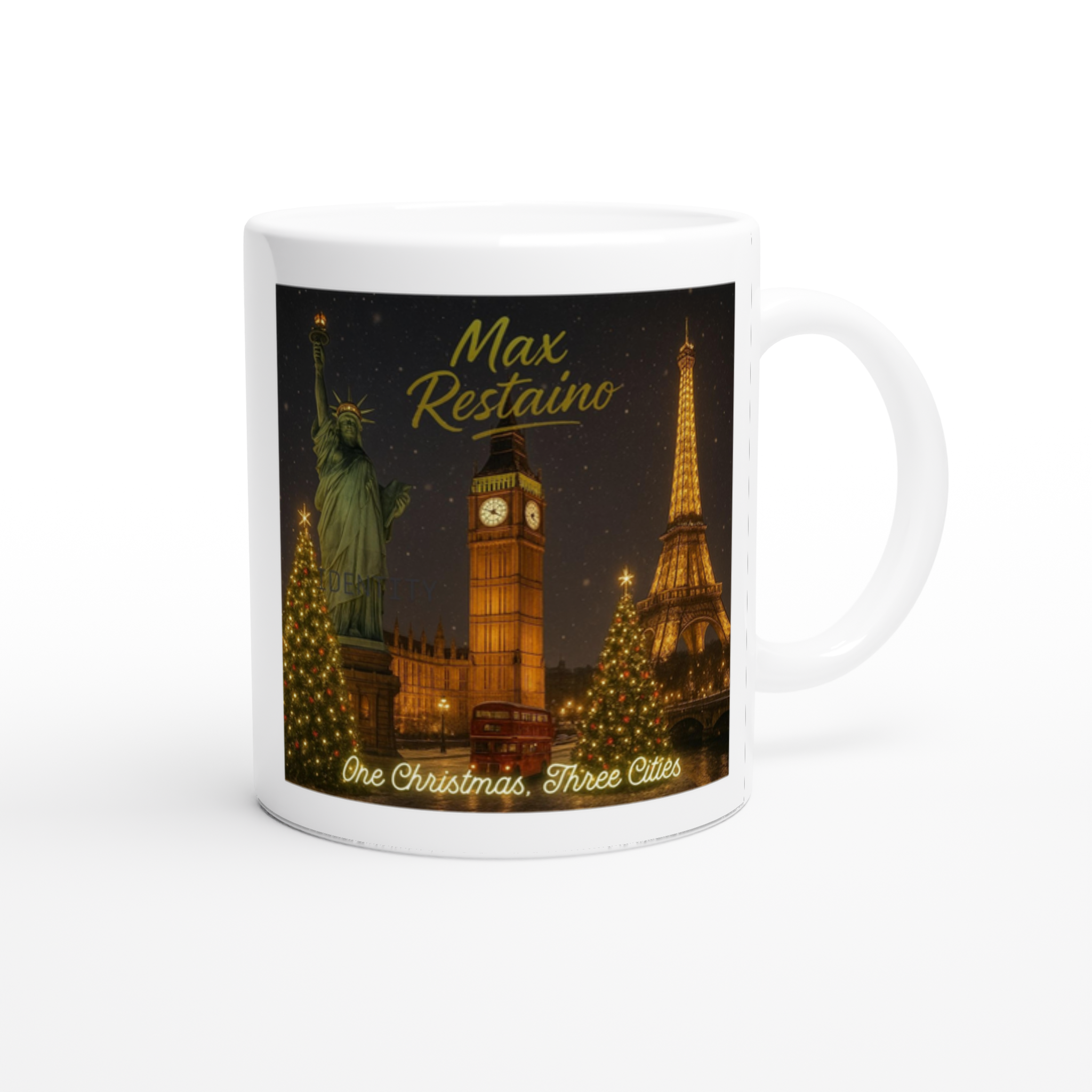 One Christmas, Three Cities - Ceramic Mug