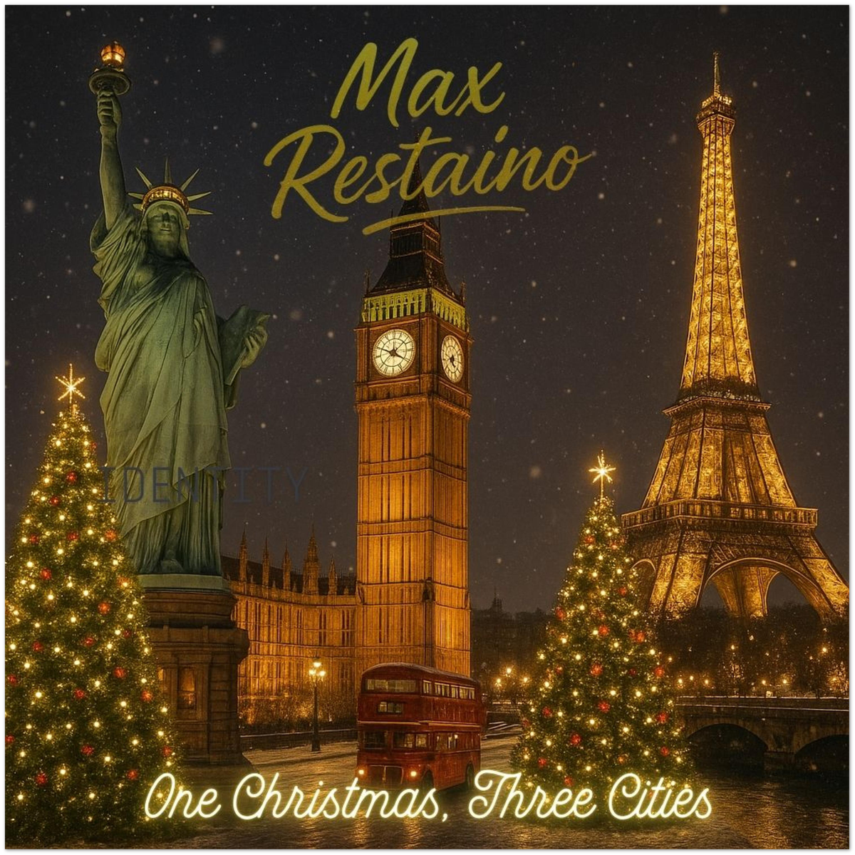 One Christmas, Three Cities - Fine Art Poster