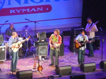 The Ryman Auditorium with the Sam Bush Band and John Oates!
