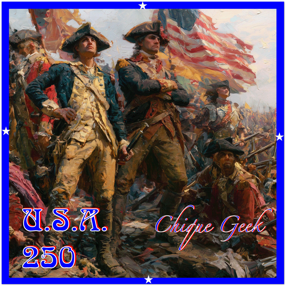 U.S.A. 250 - Fine Art Poster