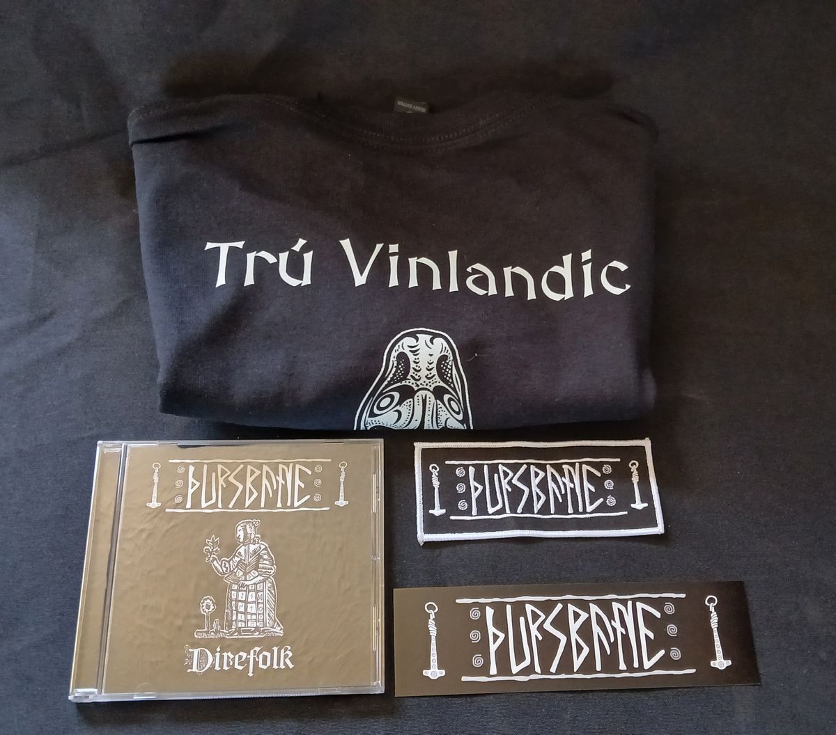 Direfolk CD, Shirt, Patch, Bookmark Bundle!