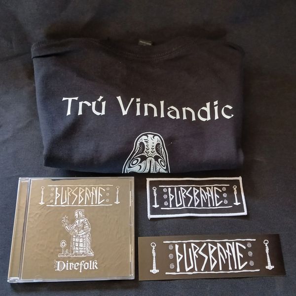 Direfolk CD, Shirt, Patch, Bookmark Bundle!