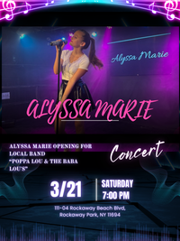 Alyssa Marie OPENING FOR Poppa Lou & The Baba Lou's