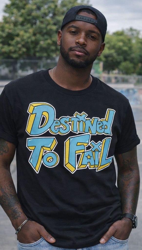Destined to Fail - Blue & Yellow