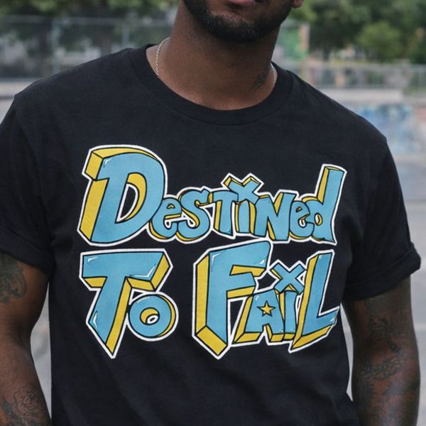 Destined to Fail - Blue & Yellow