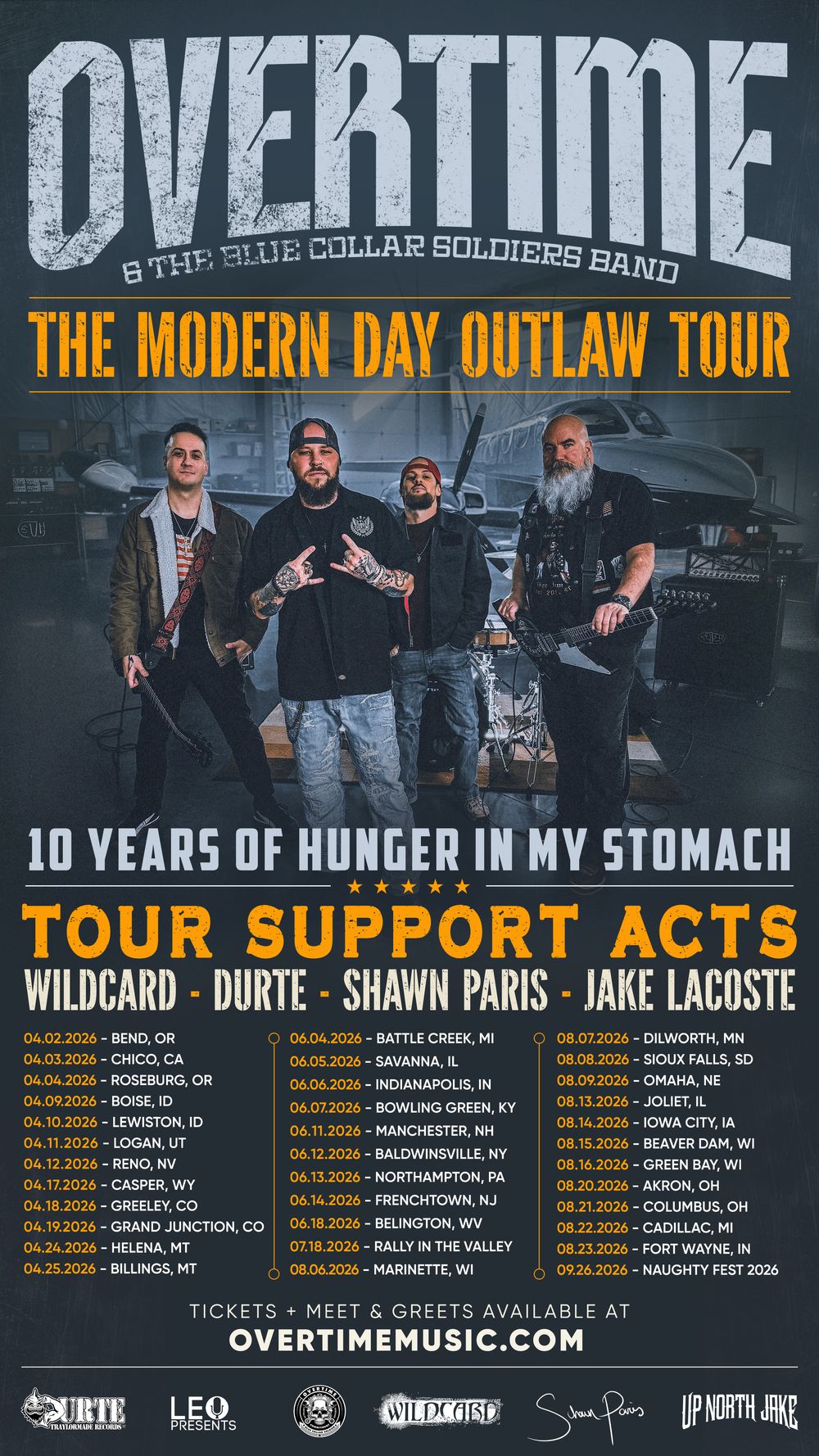 Overtime Modern Day Outlaw Tour