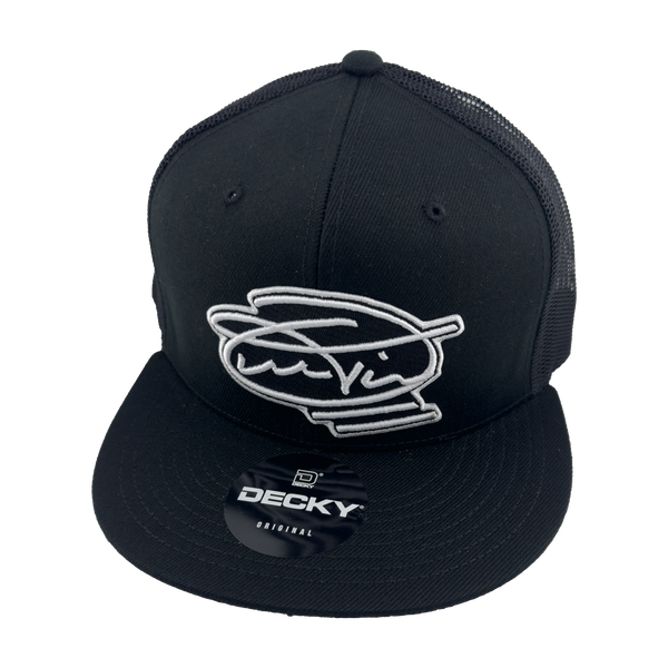 Signature Black w/Mesh Flatbill Snapback