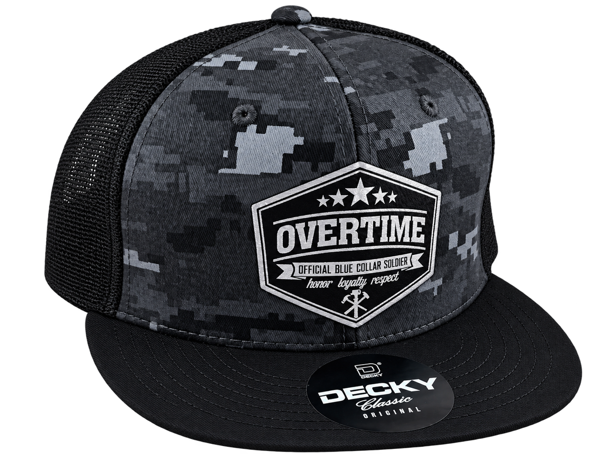 Blue Collar Soldier Flatbill Snapback