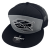 Signature Silver and Black Flatbill Snapback