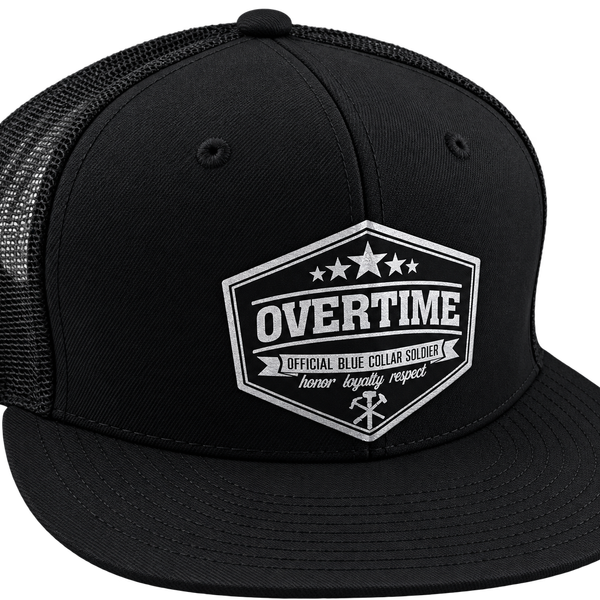 Blue Collar Soldier Flat Bill Snapback