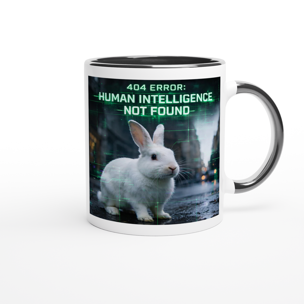 404 Error: Human Intelligence Not Found - Ceramic Mug