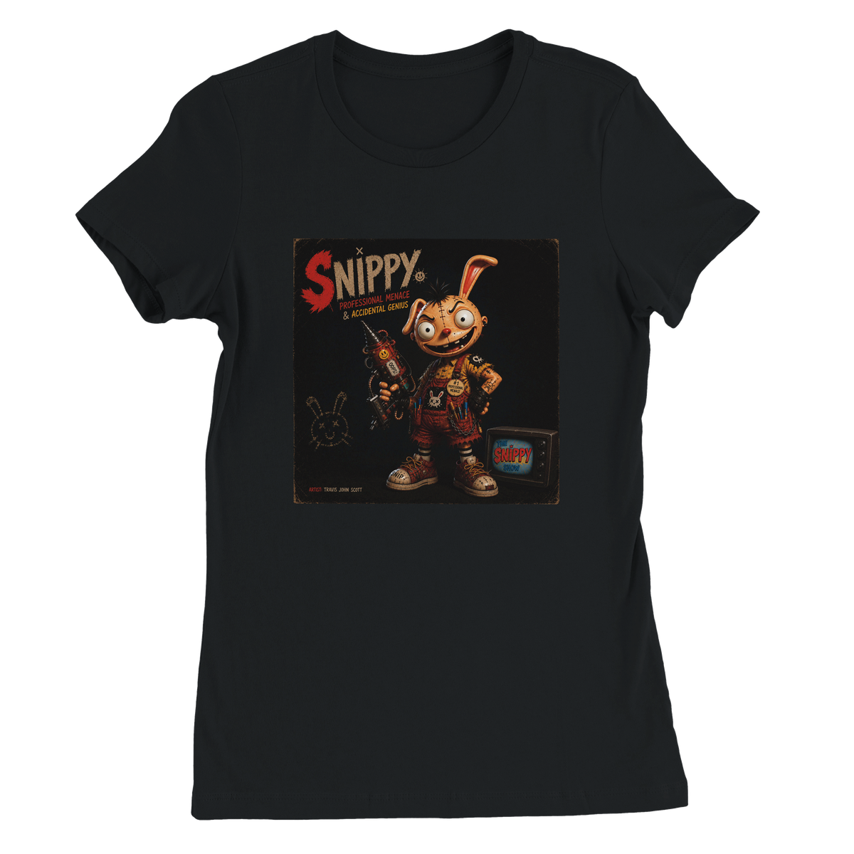 Snippy Theme Song (feat. Travis John Ross) - Women’s Cut T-Shirt