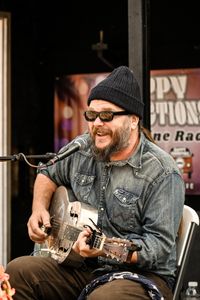 Drew Peterson at Red Wagon Pizza