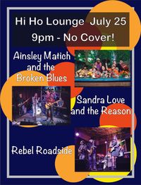 Ainsley Matich and the Broken Blues + Sandra Love and the Reason + Simple Sound Retreat