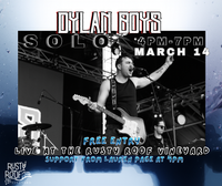 Dylan Boys SOLO: Live at the Rusty Roof Vineyard. 