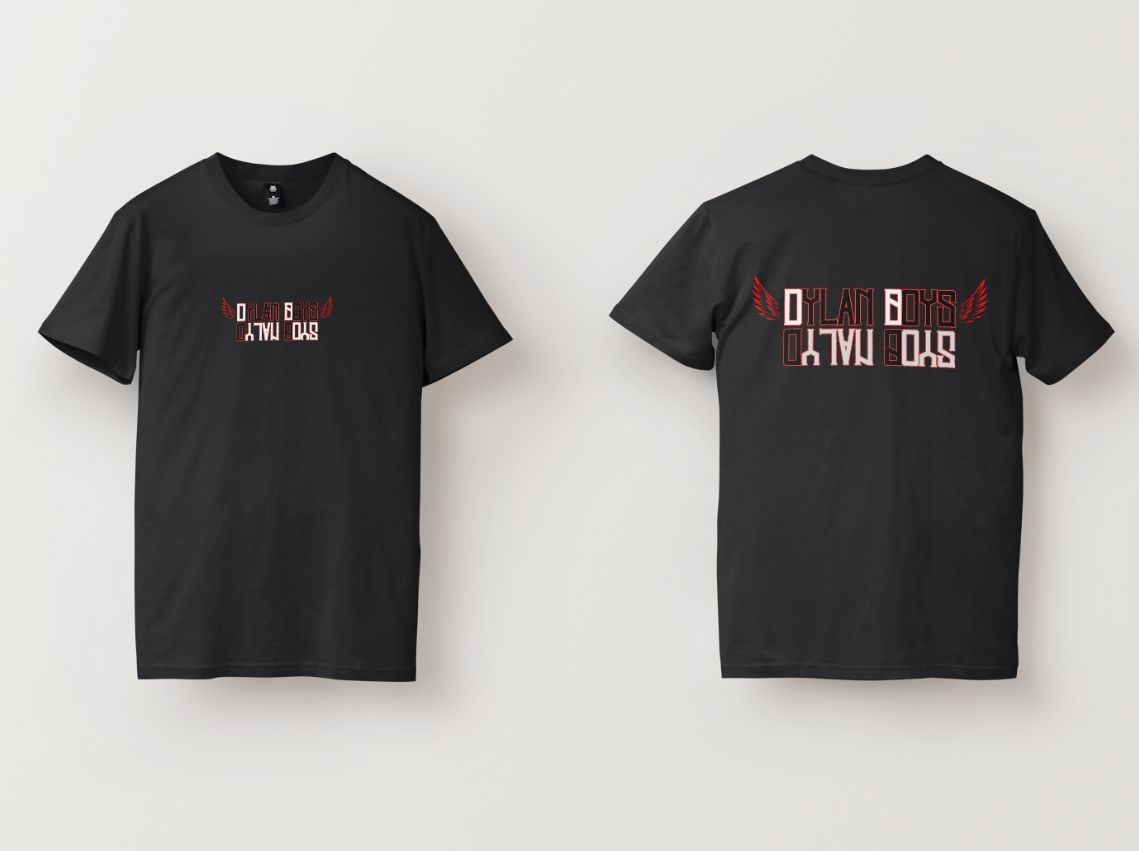 "DYLAN BOYS" Black T-Shirt