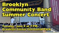 BCB Summer Concert at Brooklyn Center Centennial Park