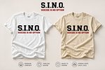 S.I.N.O. “Suicide Is No Option” Tee – w/Black Letters