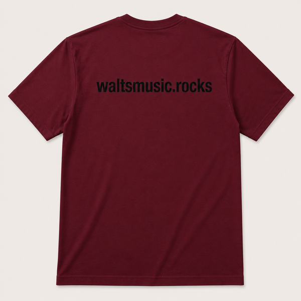Walt’s Music Rocks Website Tee