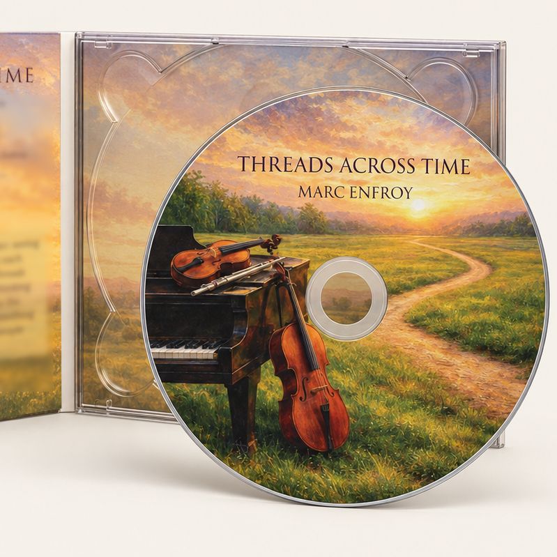 Threads Across Time - Pre-Order Signed CD + Composer Notes Booklet. Free U.S. Shipping