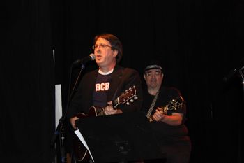 Beatles tribute, Cat's Cradle (Mike Nicholson in background)

