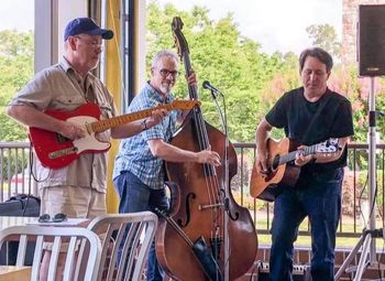 With Danny Gotham and FJ Ventre (the Nashvilifiers), at Weaver Street Market
