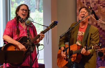 With Rebecca Newton, Danny Gotham's Circle show
