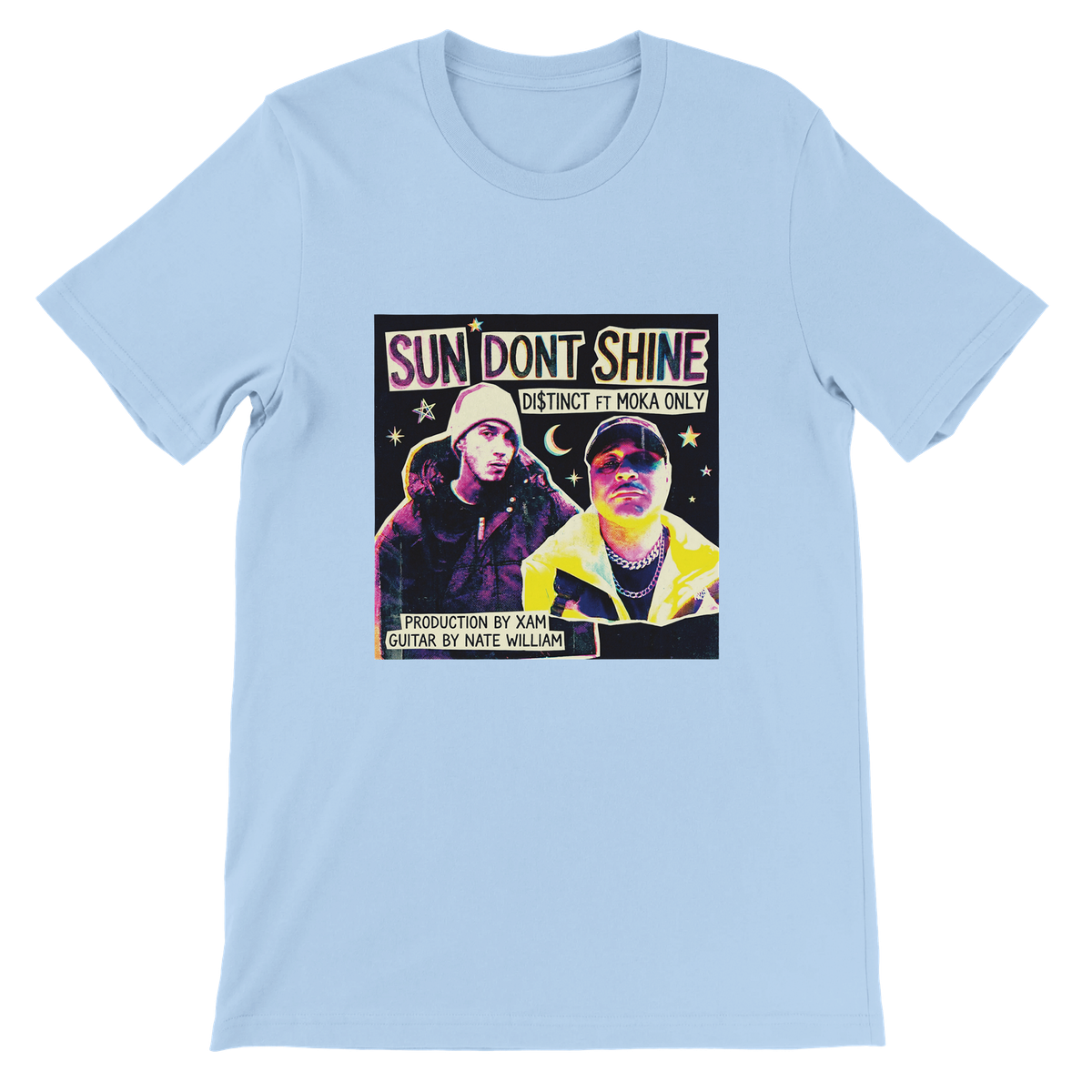 SUN DON'T SHINE (feat. Moka Only) - Unisex T-Shirt
