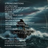 STRONG EMOTIONS release August 2026 by Stevie O.
