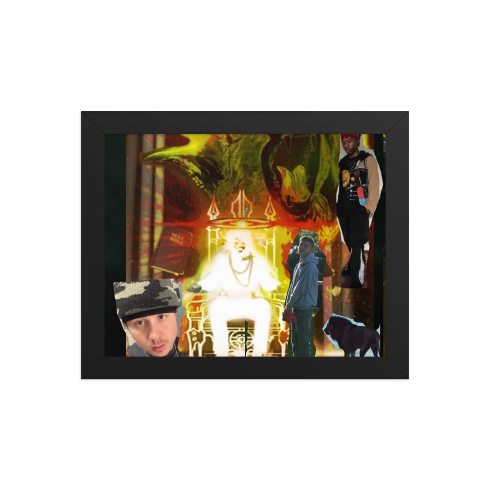 "R4J & Roseviafire" (Collaborative Arts Exclusive)  Enhanced Matte Paper Framed Poster (in)