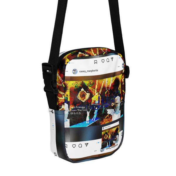 S.O.U.L Of G.O.D. (Real Black Jesus Golden Collective) All-Over Print Utility Crossbody Bag