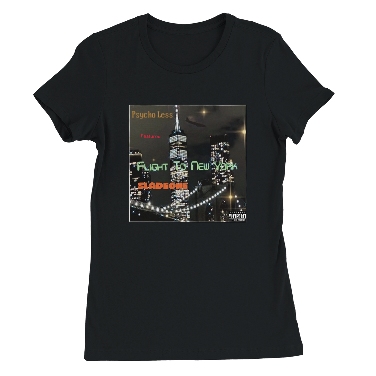 Flight To New York (feat. SladeOne) - Women’s Cut T-Shirt