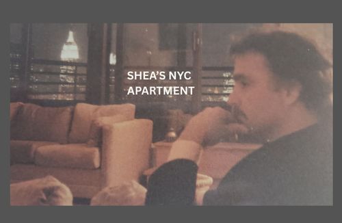 Photo of J. J. Shea in his Manhattan N.Y. apartment